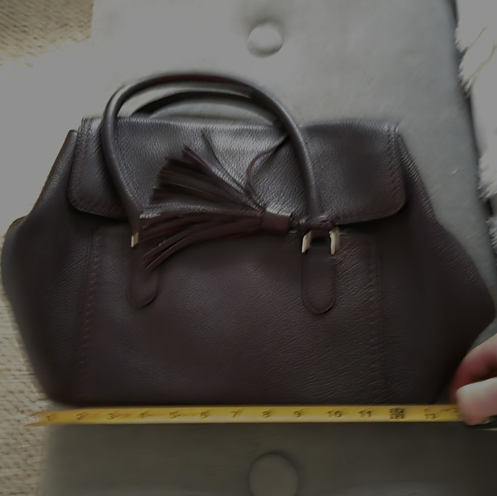 Kate Spade Plum Leather Handbag - Picture 10 of 11